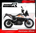 escape silenciador DOMINATOR HP1 negro compatible con la motocicleta KTM 390 Adventure 2020  2023 4