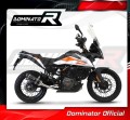 complete exhaust system with muffler DOMINATOR Full System HP1 BLACK fits to KTM 390 Adventure 2020  2023 3