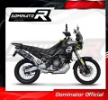exhaust muffler DOMINATOR P7 BLACK fits to Aprilia Tuareg 660 2021  2023 4
