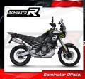 sistema de escape completo con silenciador DOMINATOR Full System titanio HP3 compatible con la motocicleta Aprilia Tuareg 660 2021  2023 2