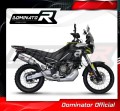 sistema de escape completo con silenciador DOMINATOR Full System HP6 compatible con la motocicleta Aprilia Tuareg 660 2021  2023 2