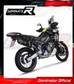 sistema de escape completo con silenciador DOMINATOR Full System HP6 negro compatible con la motocicleta Aprilia Tuareg 660 2021  2023
