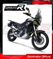 sistema de escape completo con silenciador DOMINATOR Full System HP3 negro compatible con la motocicleta Aprilia Tuareg 660 2021  2023 3