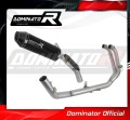 sistema de escape completo con silenciador DOMINATOR Full System HP3 negro compatible con la motocicleta Aprilia Tuareg 660 2021  2023 5