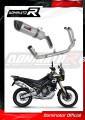 sistema de escape completo con silenciador DOMINATOR Full System HP6 compatible con la motocicleta Aprilia Tuareg 660 2021  2023 4