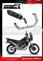 sistema de escape completo con silenciador DOMINATOR Full System HP6 negro compatible con la motocicleta Aprilia Tuareg 660 2021  2023 4