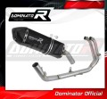 sistema de escape completo con silenciador DOMINATOR Full System HP7 negro compatible con la motocicleta Aprilia Tuareg 660 2021  2023 5
