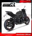 sistema de escape completo con silenciador DOMINATOR Full System HP8 negro compatible con la motocicleta Suzuki GSXS 1000 / F 2015  2020 3