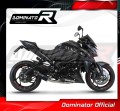 sistema de escape completo con silenciador DOMINATOR Full System HP8 negro compatible con la motocicleta Suzuki GSXS 1000 / F 2015  2020 4