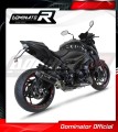 sistema de escape completo con silenciador DOMINATOR Full System HP8 negro compatible con la motocicleta Suzuki GSXS 1000 / F 2015  2020 3