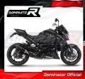 sistema de escape completo con silenciador DOMINATOR Full System HP8 negro compatible con la motocicleta Suzuki GSXS 1000 / F 2015  2020 4