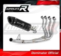 sistema de escape completo con silenciador DOMINATOR Full System HP8 negro compatible con la motocicleta Suzuki GSXS 1000 / F 2015  2020 2