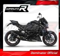 sistema de escape completo con silenciador DOMINATOR Full System HP8 negro compatible con la motocicleta Suzuki GSXS 1000 / F 2015  2020 4