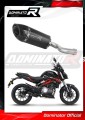 escape silenciador DOMINATOR HP5 negro compatible con la motocicleta Benelli BN 302 S 2016  2020