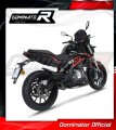 escape silenciador DOMINATOR HP5 negro compatible con la motocicleta Benelli BN 302 S 2016  2020 3