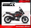 escape silenciador DOMINATOR HP5 negro compatible con la motocicleta Benelli BN 302 S 2016  2020 4