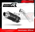 escape silenciador DOMINATOR GP1 negro compatible con la motocicleta Kawasaki Z750 2004  2006 2