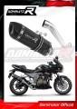 escape silenciador DOMINATOR HP1 negro compatible con la motocicleta Kawasaki Z750 2004  2006
