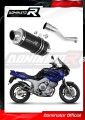 exhaust muffler DOMINATOR GP1 BLACK fits the motorcycle Yamaha TDM 850 Right Side 1996   2001