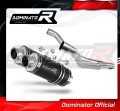 escape silenciador DOMINATOR GP1 negro compatible con la motocicleta Yamaha TDM 850 1996  2001 2