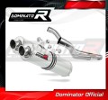 escape silenciador DOMINATOR redondo compatible con la motocicleta Yamaha TDM 850 1996  2001 2