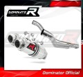 escape silenciador DOMINATOR GP1 compatible con la motocicleta Yamaha TDM 850 1991  1995 2