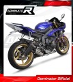 sistema de escape completo con silenciador DOMINATOR Full System HP8 compatible con la motocicleta Yamaha YZF R6 2006  2016 3