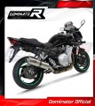 escape silenciador DOMINATOR oval compatible con la motocicleta Suzuki GSF 650 BANDIT N / S 2007  2016 3