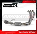sistema de escape completo con silenciador DOMINATOR Full System GP3 EX compatible con la motocicleta Yamaha Tracer 9 / GT 2021  2023 2
