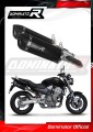 escape silenciador DOMINATOR HP1 negro compatible con la motocicleta Honda CB 900F HORNET 2002  2007