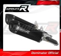 escape silenciador DOMINATOR HP1 negro compatible con la motocicleta Honda CB 900F HORNET 2002  2007 2