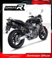 escape silenciador DOMINATOR HP1 negro compatible con la motocicleta Honda CB 900F HORNET 2002  2007 3