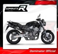 escape silenciador DOMINATOR HP1 negro compatible con la motocicleta Honda CB 900F HORNET 2002  2007 4