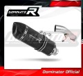 escape silenciador DOMINATOR HP1 negro compatible con la motocicleta Suzuki GSF 650 BANDIT N / S 2007  2016 2