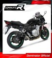 exhaust muffler DOMINATOR HP1 BLACK fits to Suzuki GSF 650 BANDIT N / S 2007  2016 3
