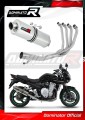 sistema de escape completo con silenciador DOMINATOR Full System oval compatible con la motocicleta Suzuki GSF 650 BANDIT N / S 2007  2016