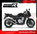 sistema de escape completo con silenciador DOMINATOR Full System oval compatible con la motocicleta Suzuki GSF 650 BANDIT N / S 2007  2016 4