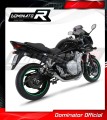 sistema de escape completo con silenciador DOMINATOR Full System GP1 negro compatible con la motocicleta Suzuki GSF 650 BANDIT N / S 2007  2016 3