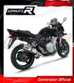 sistema de escape completo con silenciador DOMINATOR Full System HP1 compatible con la motocicleta Suzuki GSF 650 BANDIT N / S 2007  2016 3