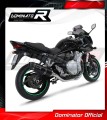 sistema de escape completo con silenciador DOMINATOR Full System HP1 negro compatible con la motocicleta Suzuki GSF 650 BANDIT N / S 2007  2016 3