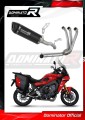 complete exhaust system with muffler DOMINATOR Full System HP6 BLACK fits to Yamaha Tracer 9 / GT 2021  2023