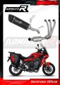 complete exhaust system with muffler DOMINATOR Full System HP6 BLACK EX fits the motorcycle Yamaha Tracer 9 / GT 2021   2023