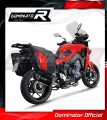 complete exhaust system with muffler DOMINATOR Full System HP6 BLACK EX fits the motorcycle Yamaha Tracer 9 / GT 2021   2023 3