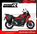 complete exhaust system with muffler DOMINATOR Full System HP6 BLACK EX fits the motorcycle Yamaha Tracer 9 / GT 2021   2023 5