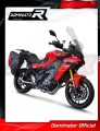 complete exhaust system with muffler DOMINATOR Full System HP6 BLACK EX fits to Yamaha Tracer 9 / GT 2021  2023 6