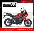 Yamaha Tracer 9 / GT 2021 - 2022 EXHAUST Collector Manifold Full System EX Muffler Auspuff Sportauspuff Silencer Echappement Silencieux Scarico Scarichi Escape Wydech Tłumik HP8 BLACK Dominator Exhaust System 4