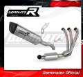 sistema de escape completo con silenciador DOMINATOR Full System titanio HP6 EX compatible con la motocicleta Yamaha Tracer 9 / GT 2021  2023 2