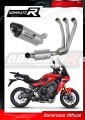 sistema de escape completo con silenciador DOMINATOR Full System titanio HP8 EX compatible con la motocicleta Yamaha Tracer 9 / GT 2021  2023