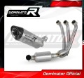sistema de escape completo con silenciador DOMINATOR Full System titanio HP8 EX compatible con la motocicleta Yamaha Tracer 9 / GT 2021  2023 2