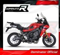 sistema de escape completo con silenciador DOMINATOR Full System titanio HP8 EX compatible con la motocicleta Yamaha Tracer 9 / GT 2021  2023 5